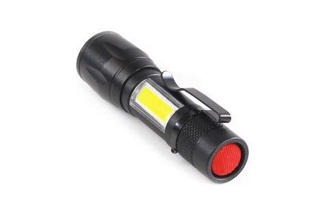 Светодиодный алюминиевый фонарь Smartbuy 3Вт LED+ 3 Вт COB, AA, черный ...