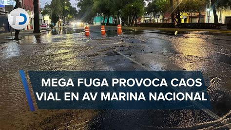 Alertan De Posible Hundimiento Por Fuga De Agua En Calles De Alcald A