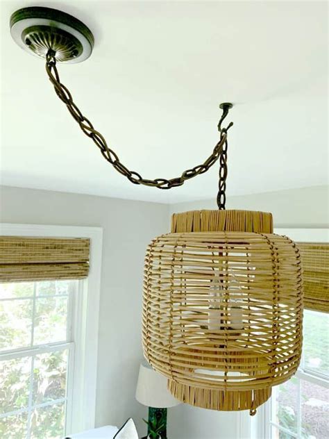 How to Make a DIY Hanging Light | Diy hanging light, Diy hanging, Swag ...