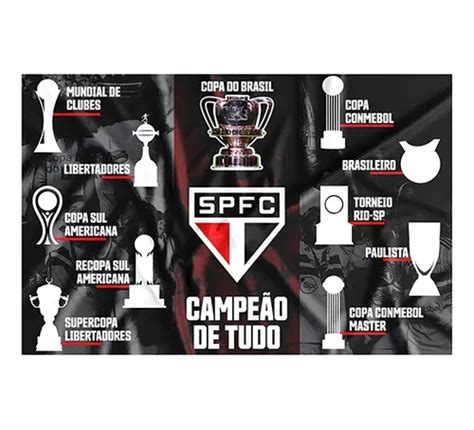 Bandeira S O Paulo Futebol Clube Campe O De Tudo Parcelamento Sem Juros