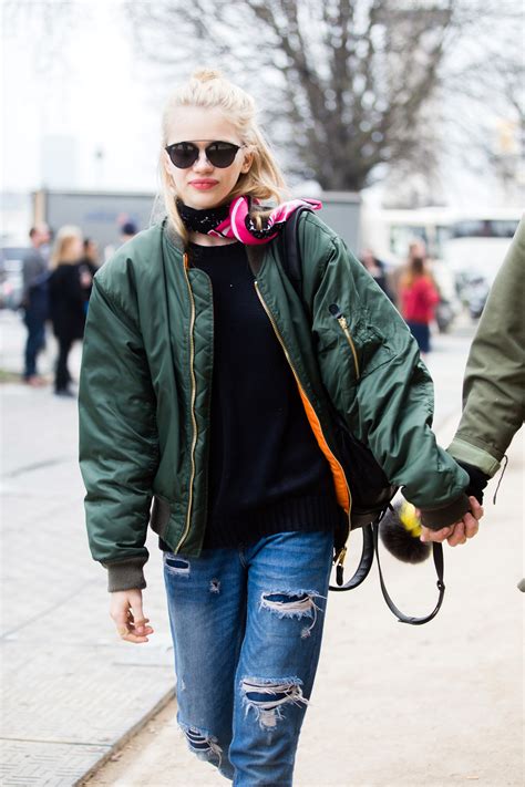 How To Style A Bomber Jacket As Seen By Street Style Stars Stylecaster