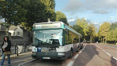 Ligne De Bus RATP 393 Renault Irisbus Agora L N1747 YouTube