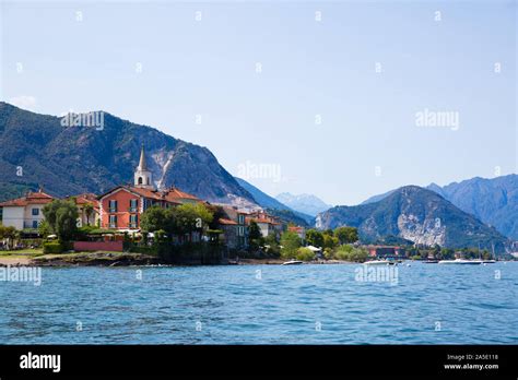 Lake Maggiore, Italy. Isola Bella island Stock Photo - Alamy