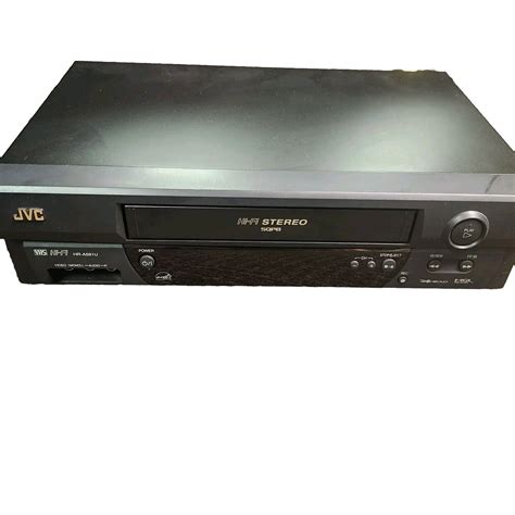 JVC HR A591U VCR Hi Fi Stereo SQPB 4 Head HQ VHS Player W RCA Cables