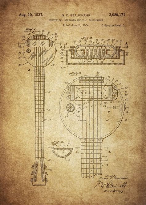 Guitar Poster By Thomasdhaley Displate