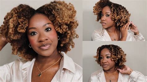 How To Separate And Fluff Natural Hair For Volume Braid Out Takedown Youtube