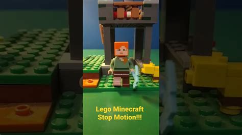 Lego Minecraft Stop Motion Lego Minecraft Youtube