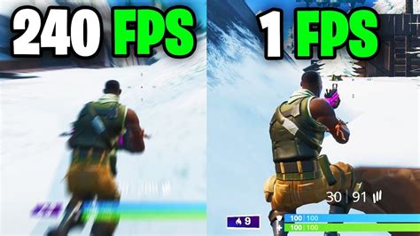 This Is What Playing In Fps Feels Like Fortnite Frame Rate