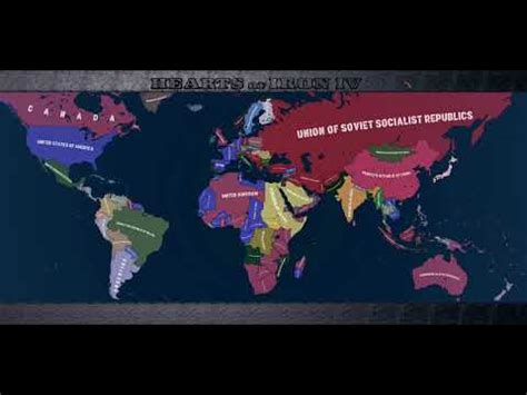 Hearts Of Iron Cold War The Iron Curtain Ai Only Timelapse