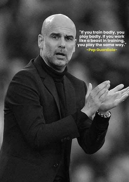 Pep Guardiola Quotes posters & prints by HeyOloy - Printler