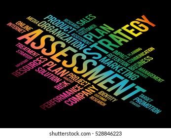 Assessment Word Cloud Business Concept Stock Vector Royalty Free