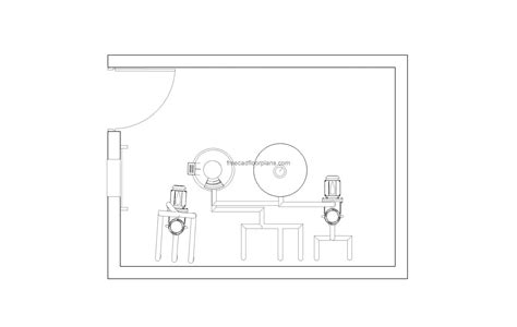 Swimming Pool Pump Room CAD Drawings