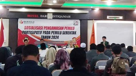 Sosialisasi Pengawasan Pemilu 2024 Di Kota Barabai Bawaslu Kalsel