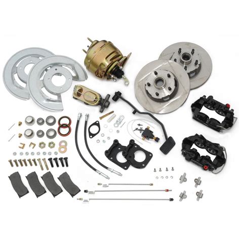 1967 1969 Mustang Front Drum To Disc Brake Conversion Kit Power Brakes