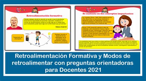 Retroalimentación Formativa y Modos de retroalimentar con preguntas