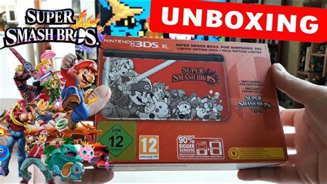 Unboxing Test Nintendo 3ds Xl Super Smash Bros Limited Edition 👊 Youtube