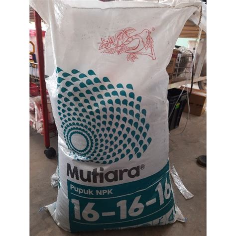 Jual Pupuk Npk Mutiara 161616 Original Repack 1kg Shopee Indonesia