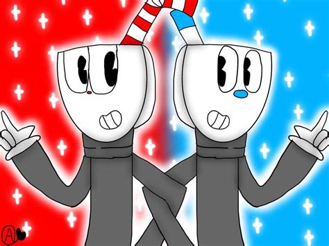 Cuphead And Mugman Drawing Cuphead Official Amino