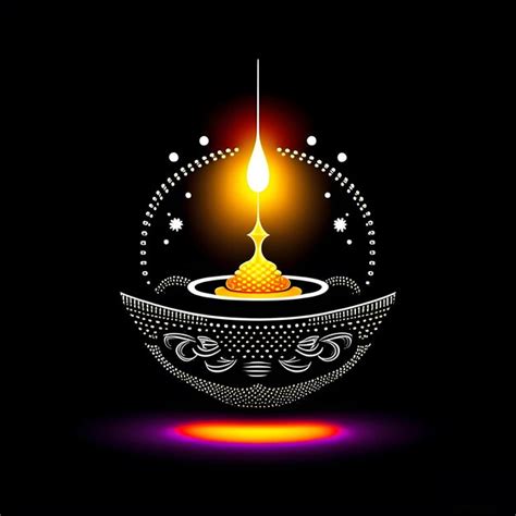 Premium Ai Image Vector Illustration Photo Diwali Diya Oil Lamp