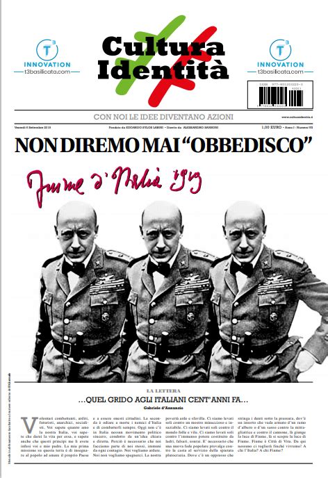 83 anni fa si spegneva Gabriele d Annunzio CulturaIdentità