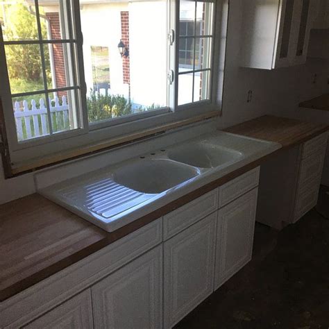 60 X 25 Double Bowl Double Drainboard Farmhouse Etsy Farmhouse Sink