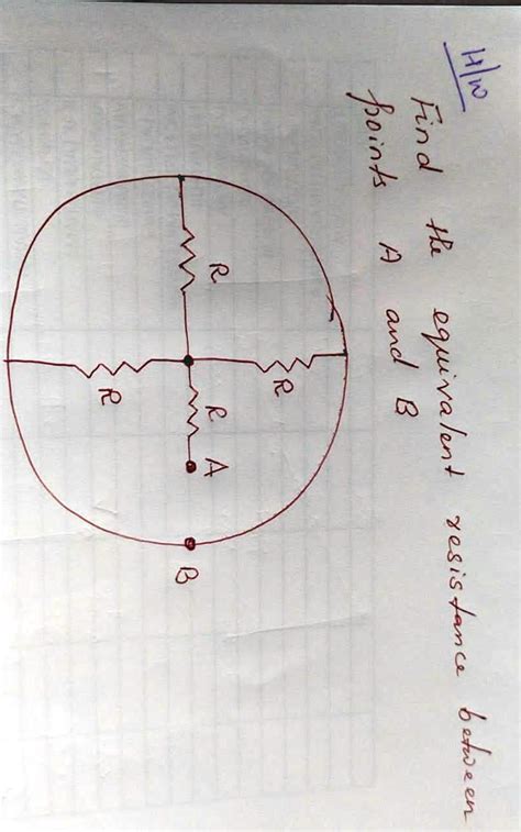 Solved Find The Equivalent Resistance Between Point A And B