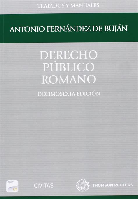 Derecho Público Romano Papel e book Tratados y Manuales de Derecho