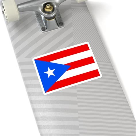 Puerto Rico Flag Sticker - Etsy