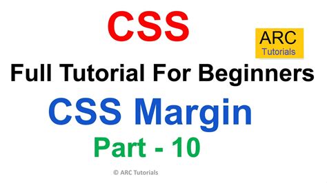 Css Tutorial For Beginners Part 10 Margins In Css Youtube