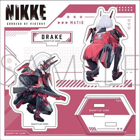 勝利の女神nikke 背中で魅せるアクリルスタンド ドレイク キャラグッズ｜ムービック（movic）