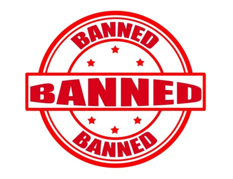 Banned Banned Sign Miscellaneous Vector, Banned, Sign, Miscellaneous PNG and Vector with ...