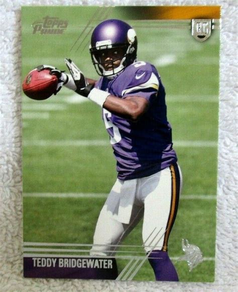 TEDDY BRIDGEWATER RC 2014 TOPPS PRIME PASSING ROOKIE 121 VIKINGS QB RC