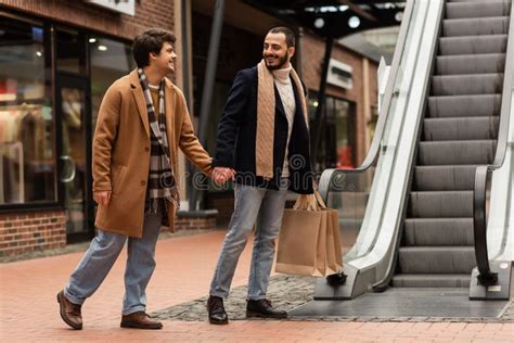 Full Length Of Bearded Gay Man Stock Image Image Of Season City