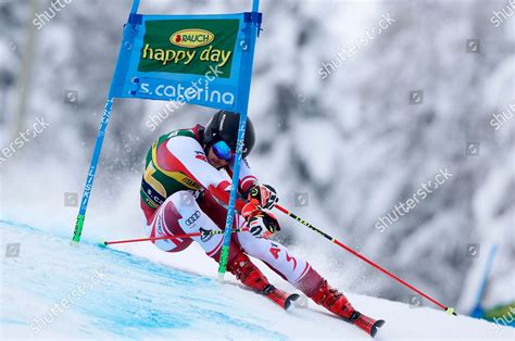 Austrias Manuel Feller Competes During First Editorial Stock Photo