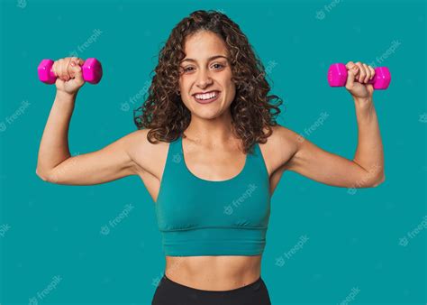 Premium Photo See Her Strength Shine This Athletic Woman Rocks Her