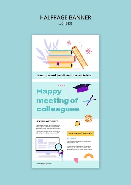 Free Psd College Experience Template