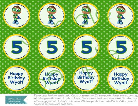 Diy Printable Super Why Cupcake Toppers Etsy