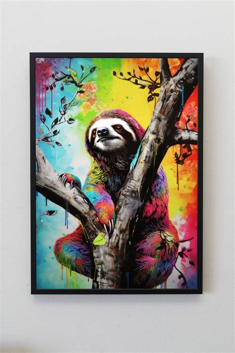 Sloth Digital Print - Etsy