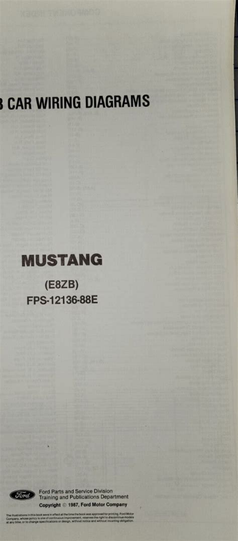 Ford Mustang Electrical Wiring Diagram Electrical Vacuum Manual