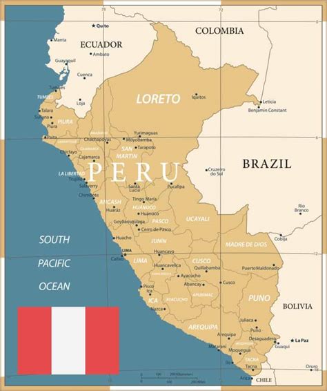 Mapas de Perú mapas políticos y físicos Para descargar e imprimir