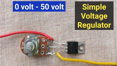 Mosfet Powerful Voltage Regulator Using Irfz44 Mosfet Simple Variable Dc Supply Voltage