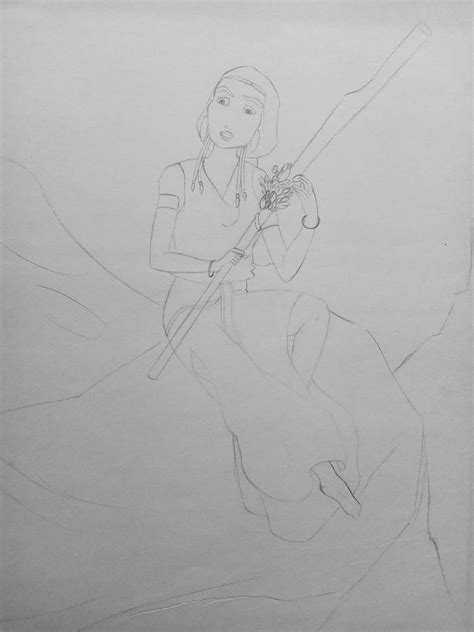 Zipporah the Shepherdess Drawing by Susanna Mason - Fine Art America