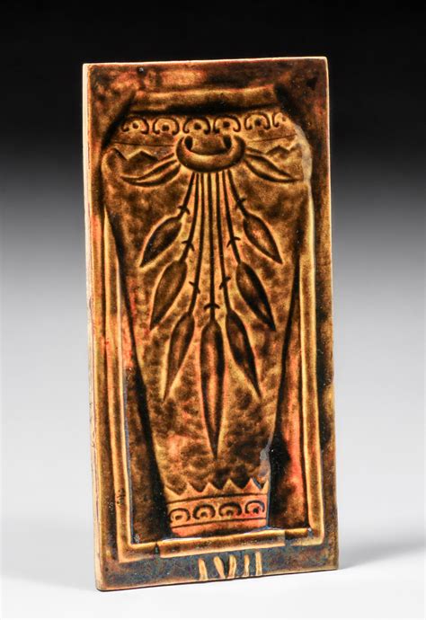 Chelsea Keramic Art Works Grecian Urn Tile C1880s California