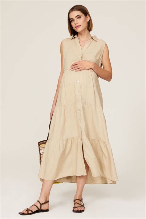 Tracy Tiered Maternity Dress By Ripe Rent The Runway