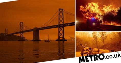 Sky Turns Orange As Wildfires Rage Across Oregon And California News