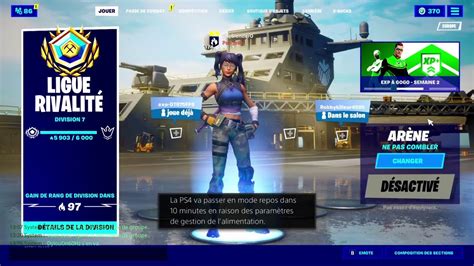 LIVE FR PS4 LIVE FORTNITE ARENE SOLO DUO Possibilité de dons en