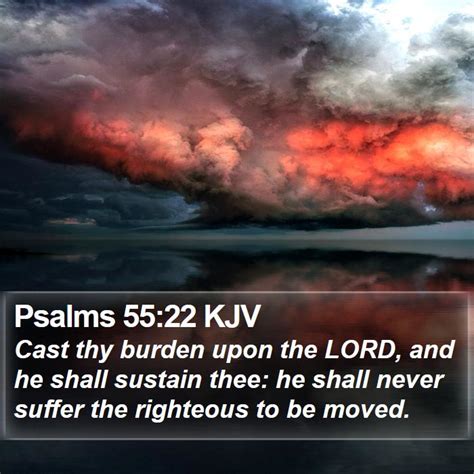 Psalms 55 22 KJV Bible Verse Images