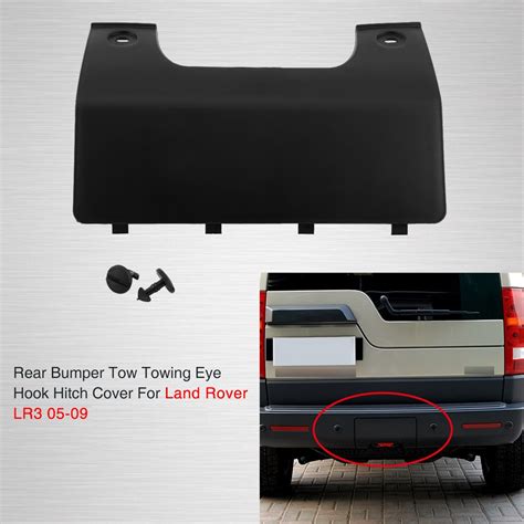 Otviap Car Rear Bumper Tow Towing Eye Hook Cover For Land Rover Lr