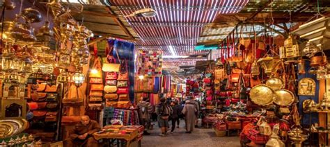 Les Souks De La Médina Marrakech Maroc