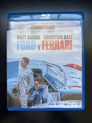 Ford V Ferrari Blu Ray NO DIGITAL Code 24543640158 EBay